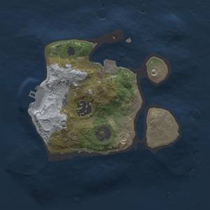 Thumbnail Rust Map: Procedural Map, Size: 2000, Seed: 287171844, 5 Monuments