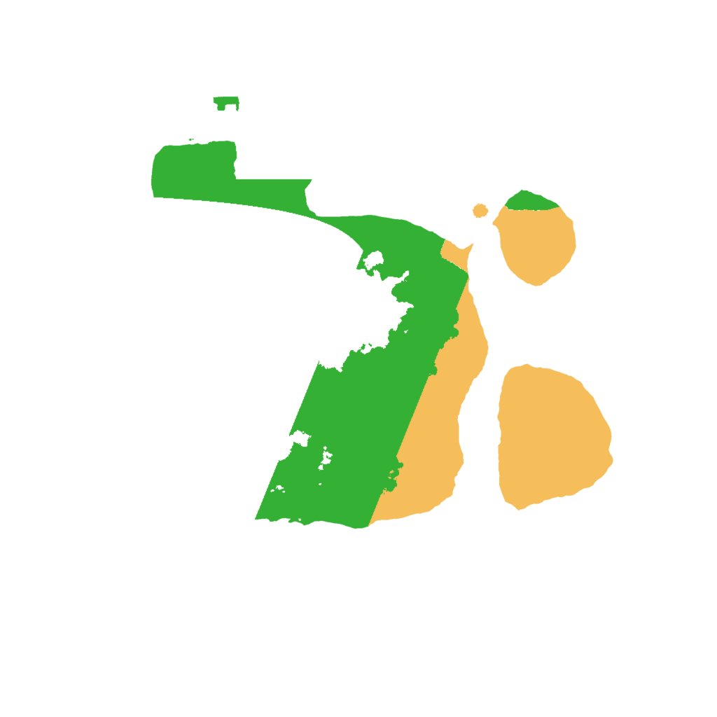 Biome Rust Map: Procedural Map, Size: 2000, Seed: 287171844