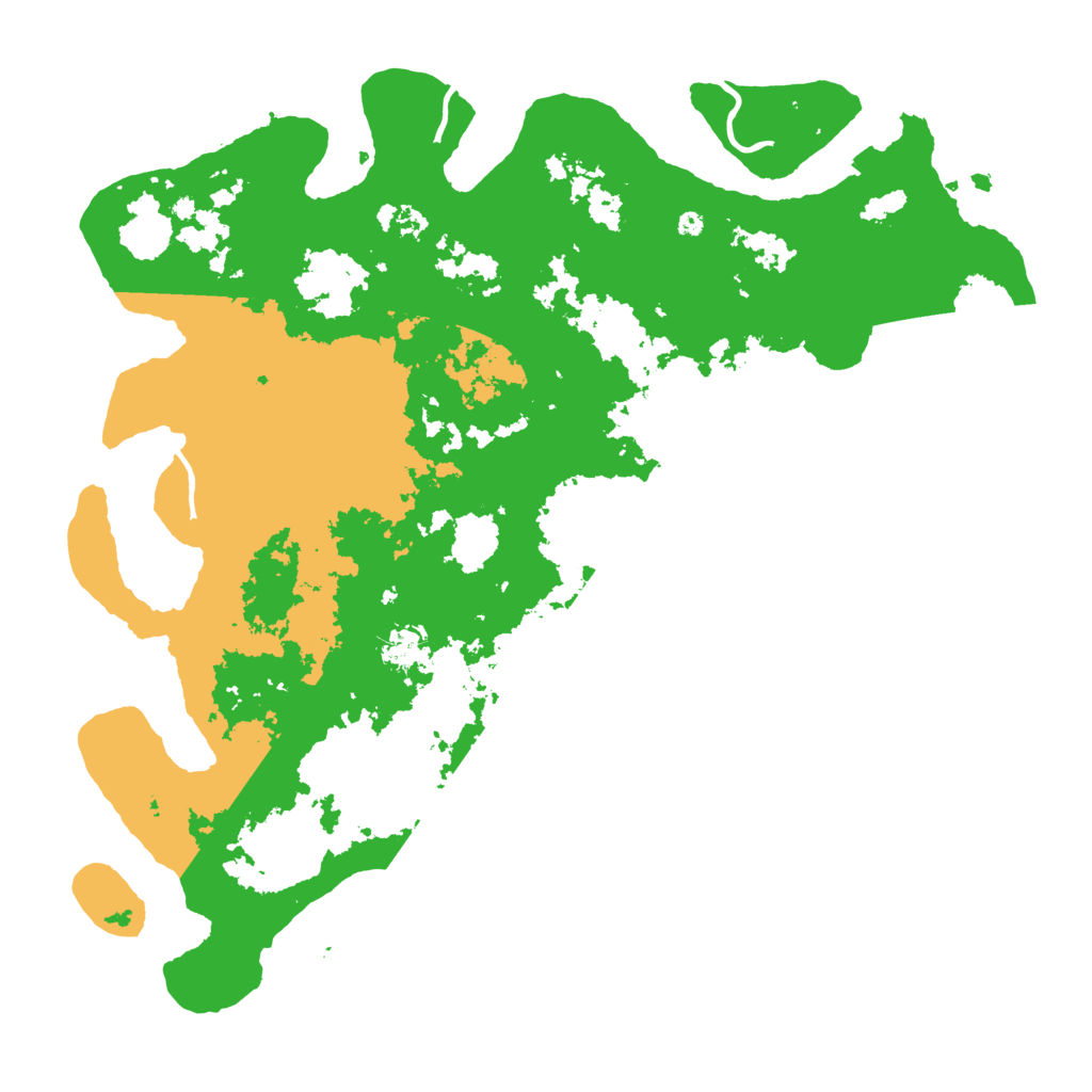 Biome Rust Map: Procedural Map, Size: 4500, Seed: 514234125