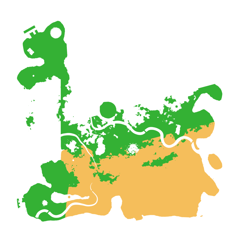 Biome Rust Map: Procedural Map, Size: 3900, Seed: 87168281