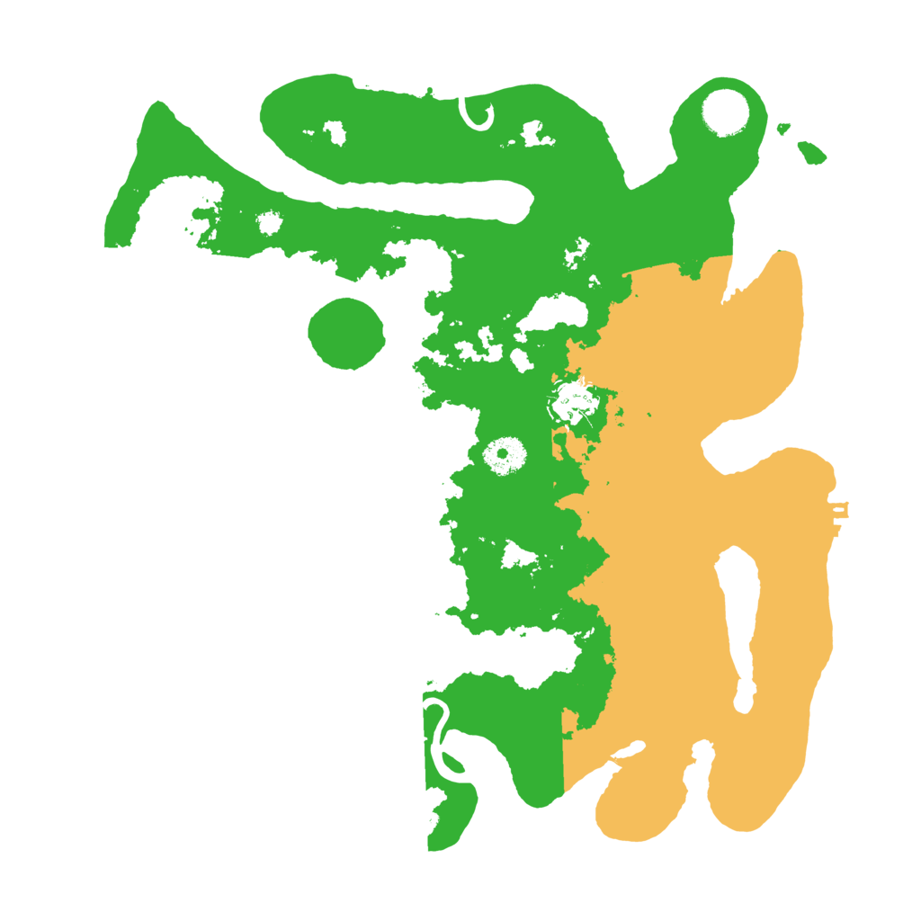 Biome Rust Map: Procedural Map, Size: 3500, Seed: 115879187