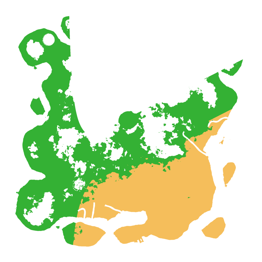 Biome Rust Map: Procedural Map, Size: 3900, Seed: 76344692