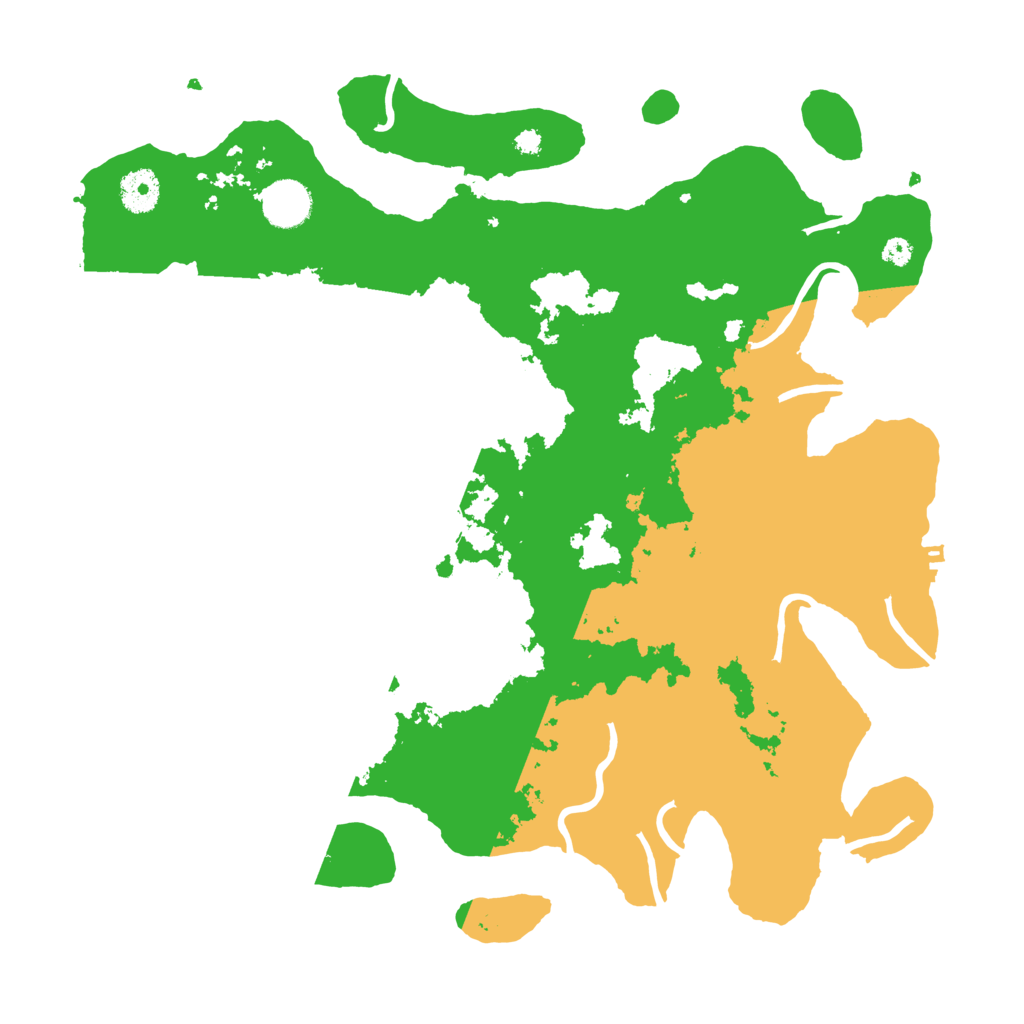 Biome Rust Map: Procedural Map, Size: 3700, Seed: 26733532