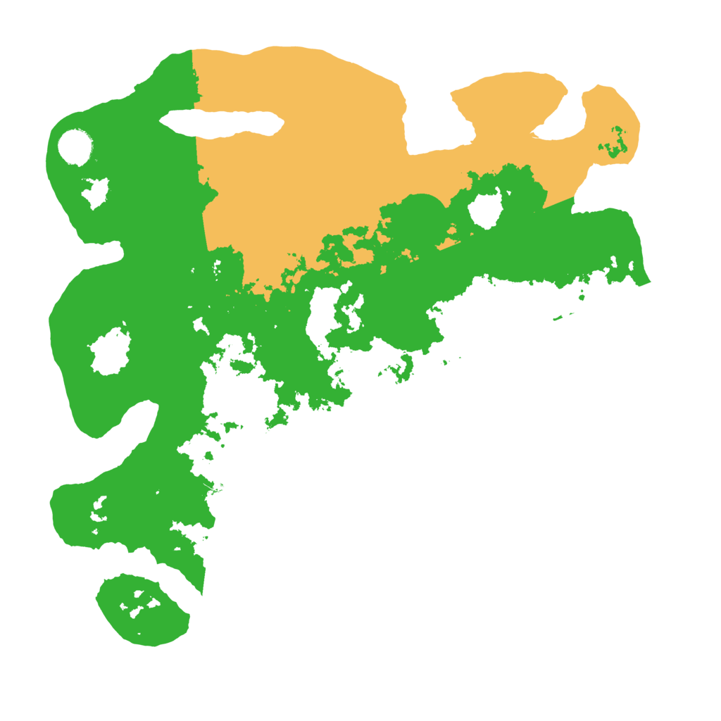 Biome Rust Map: Barren, Size: 3700, Seed: 23763605