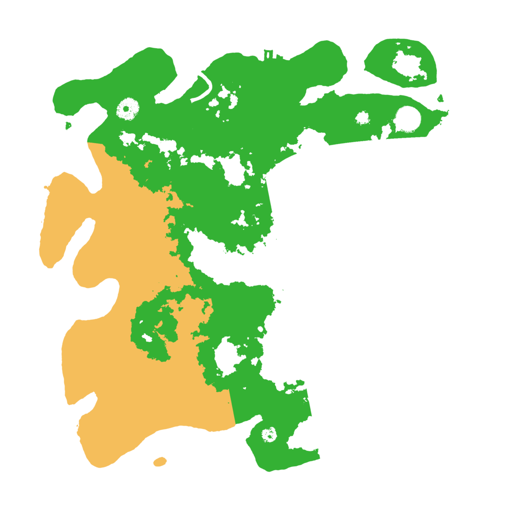 Biome Rust Map: Procedural Map, Size: 3500, Seed: 170521137