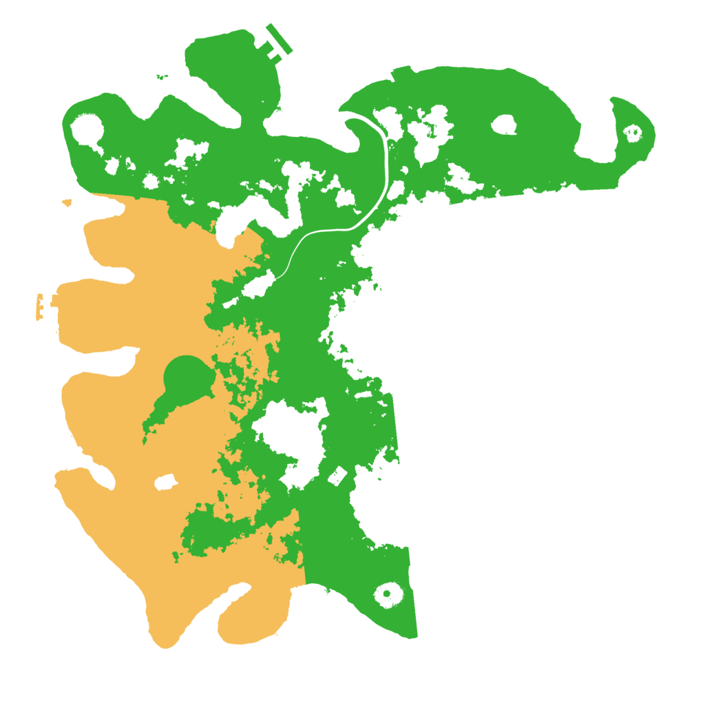 Biome Rust Map: Procedural Map, Size: 4000, Seed: 27543825