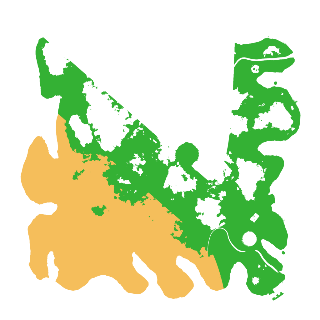 Biome Rust Map: Procedural Map, Size: 3900, Seed: 36341531