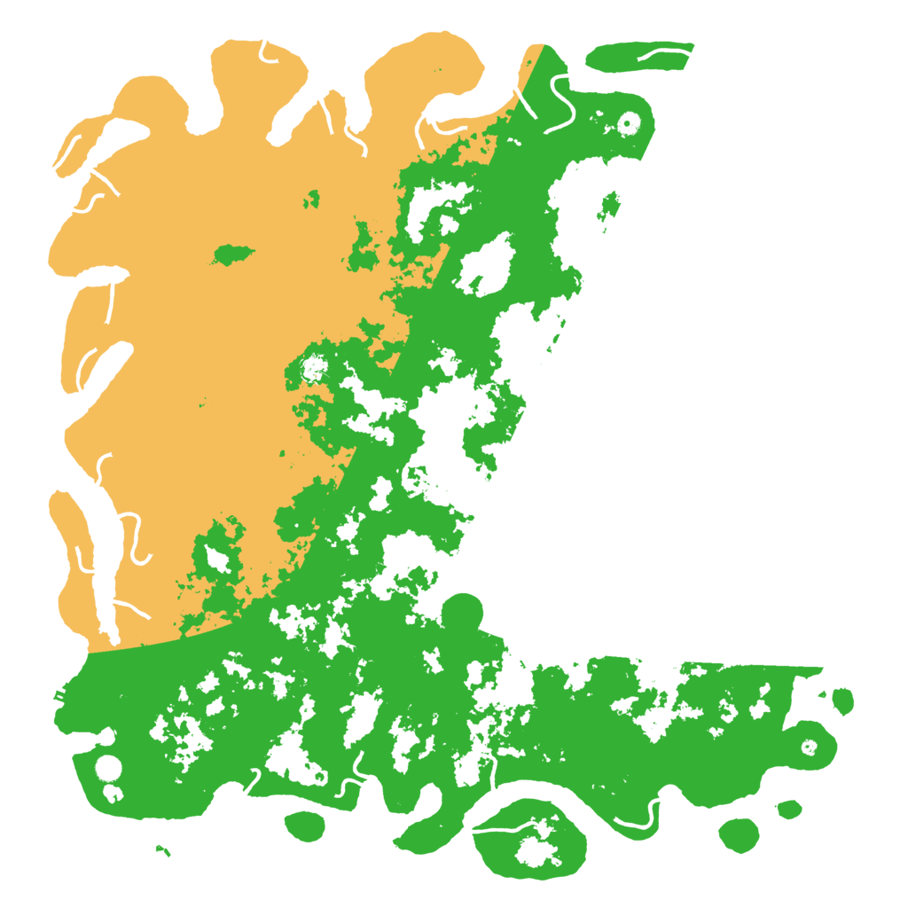 Biome Rust Map: Procedural Map, Size: 6000, Seed: 10347709