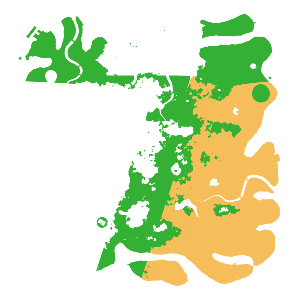 Biome Rust Map: Procedural Map, Size: 4500, Seed: 1894662868