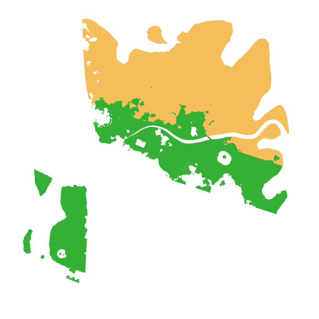 Biome Rust Map: Procedural Map, Size: 3500, Seed: 2115333