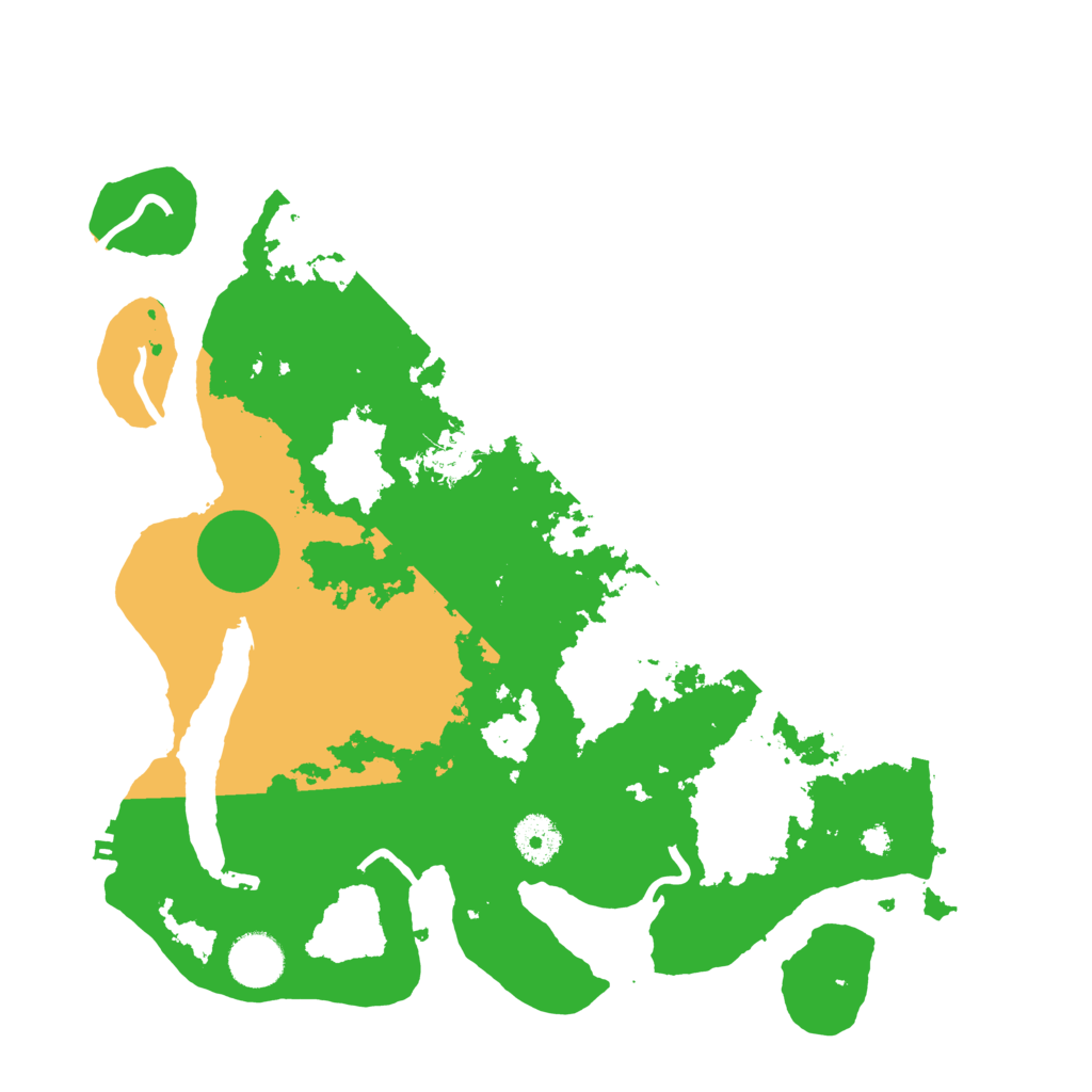 Biome Rust Map: Procedural Map, Size: 3500, Seed: 551435836