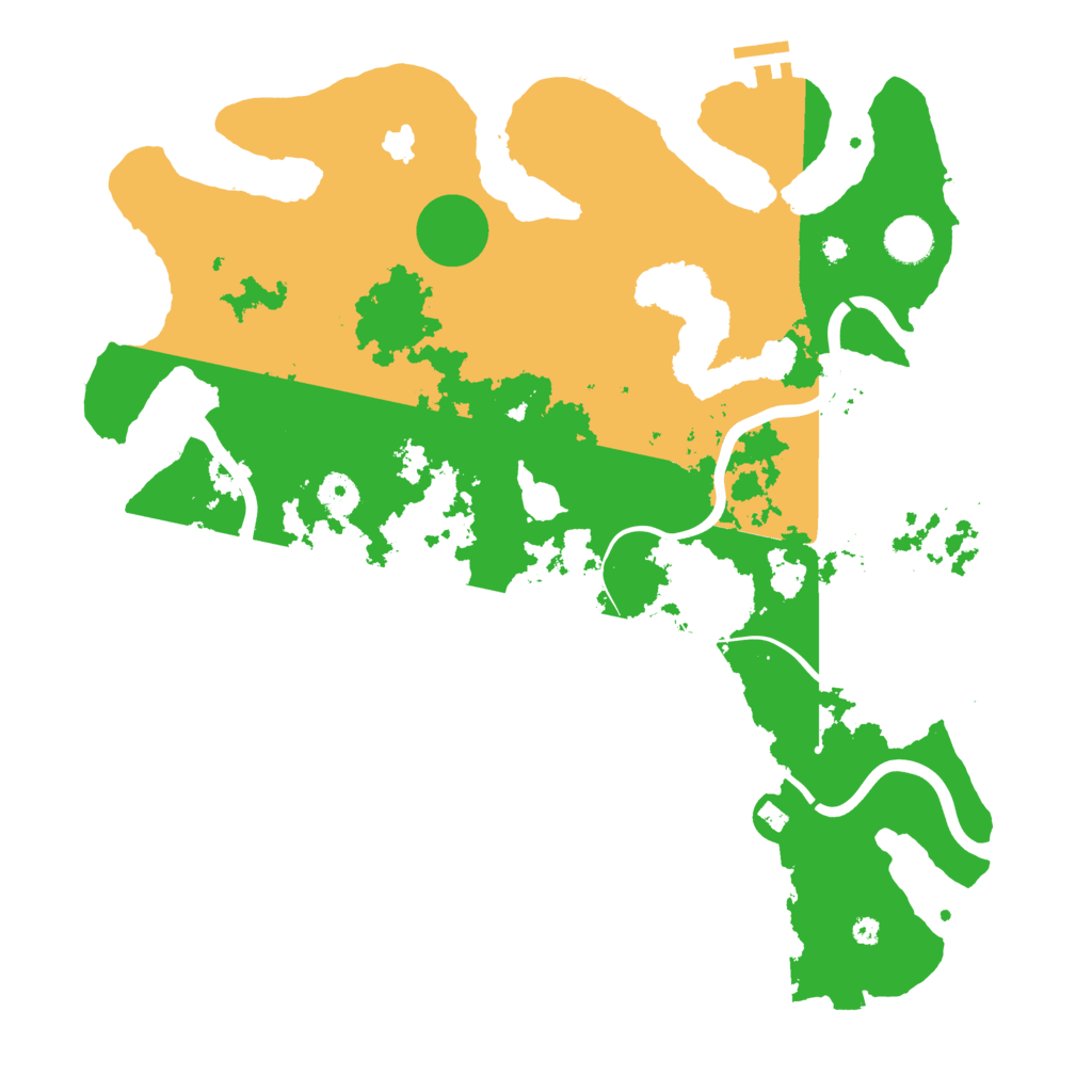 Biome Rust Map: Procedural Map, Size: 4000, Seed: 143456