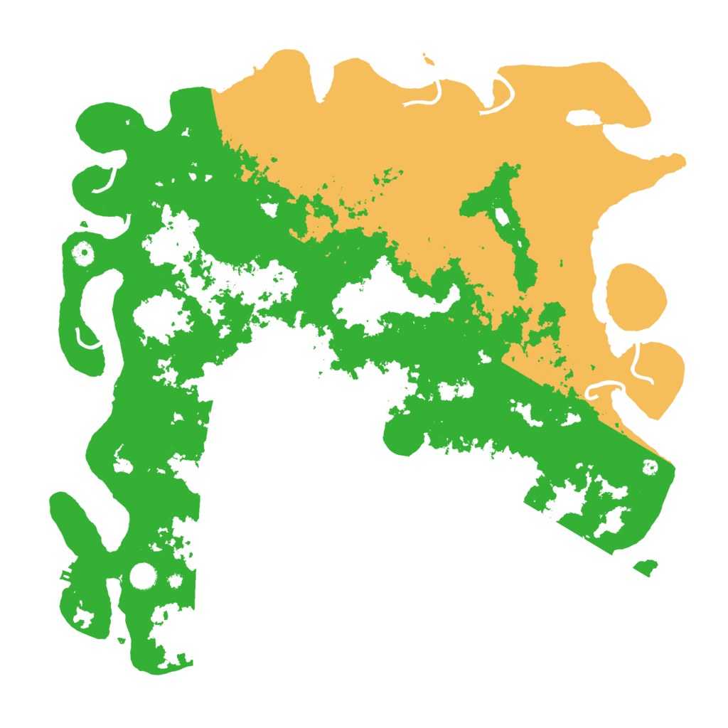 Biome Rust Map: Procedural Map, Size: 4800, Seed: 39591954