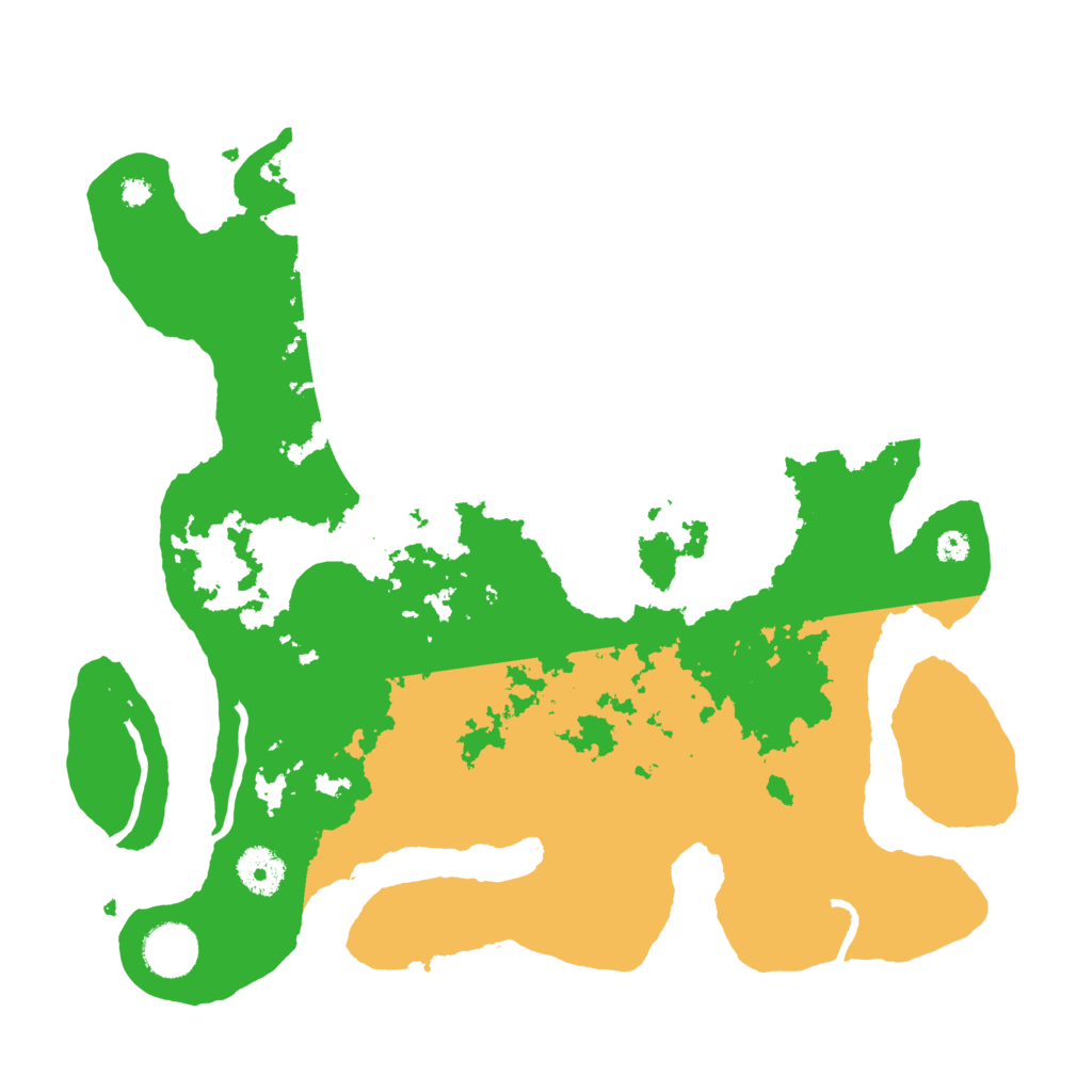 Biome Rust Map: Procedural Map, Size: 3500, Seed: 133717