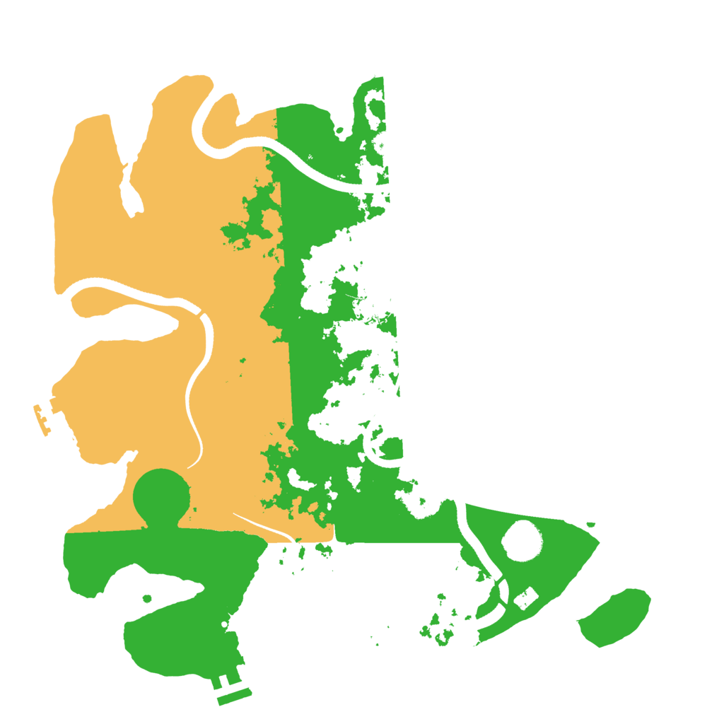 Biome Rust Map: Procedural Map, Size: 3400, Seed: 116716806