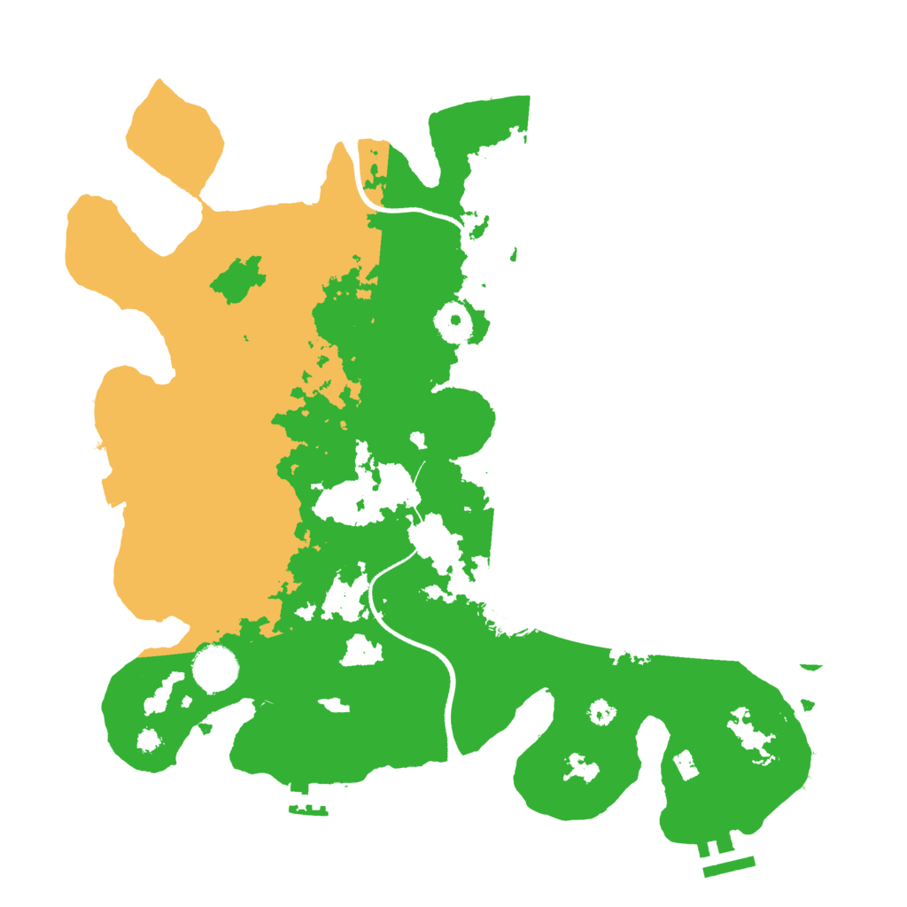 Biome Rust Map: Procedural Map, Size: 3500, Seed: 1621021368
