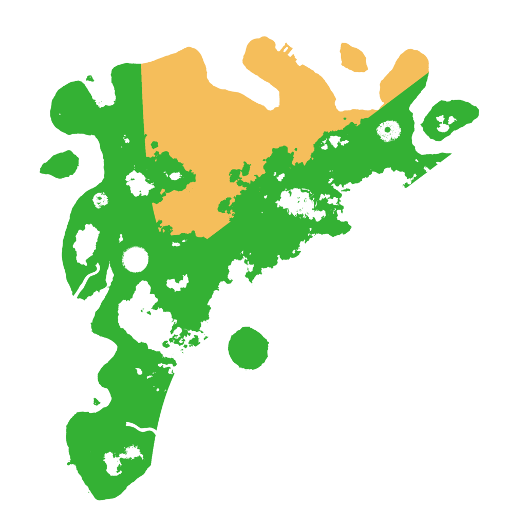 Biome Rust Map: Procedural Map, Size: 3600, Seed: 72888984