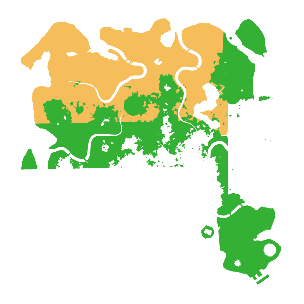 Biome Rust Map: Procedural Map, Size: 4250, Seed: 278773686