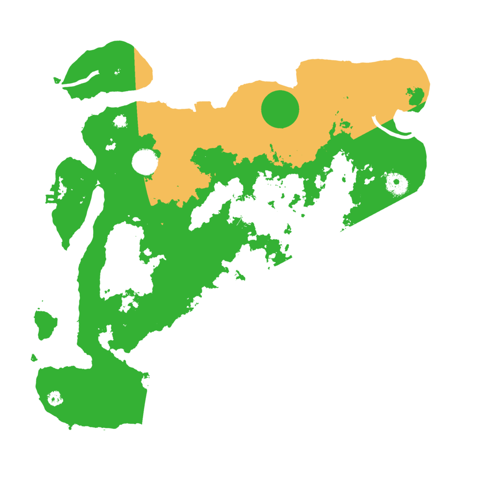 Biome Rust Map: Procedural Map, Size: 3500, Seed: 1416417784