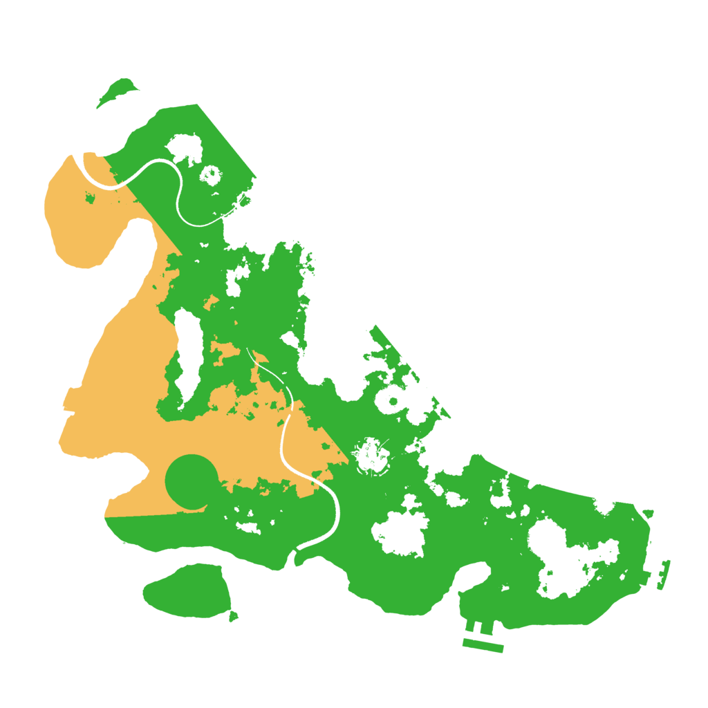 Biome Rust Map: Procedural Map, Size: 3500, Seed: 1830211527