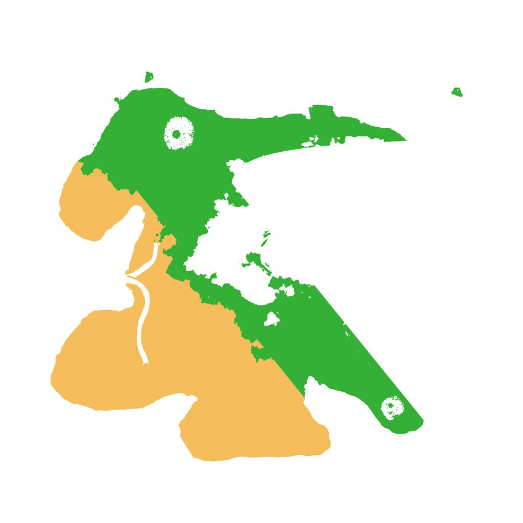 Biome Rust Map: Procedural Map, Size: 2500, Seed: 245680251