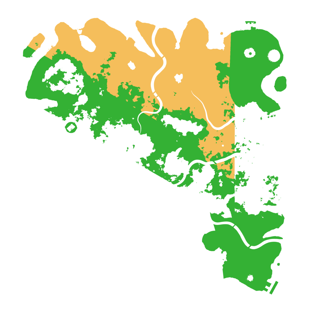 Biome Rust Map: Procedural Map, Size: 4500, Seed: 767930287
