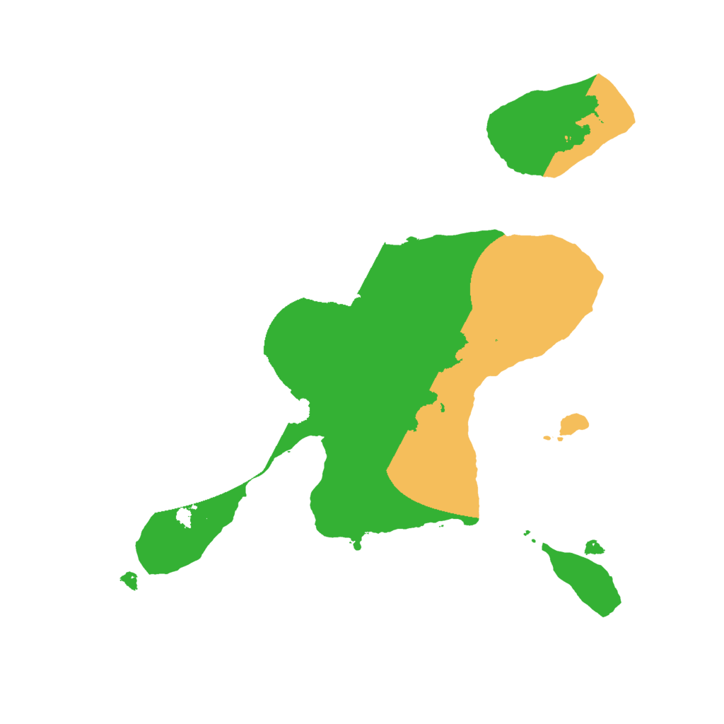 Biome Rust Map: Procedural Map, Size: 2000, Seed: 85184