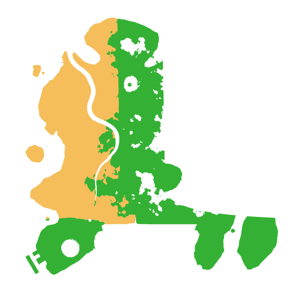 Biome Rust Map: Procedural Map, Size: 3000, Seed: 760463173