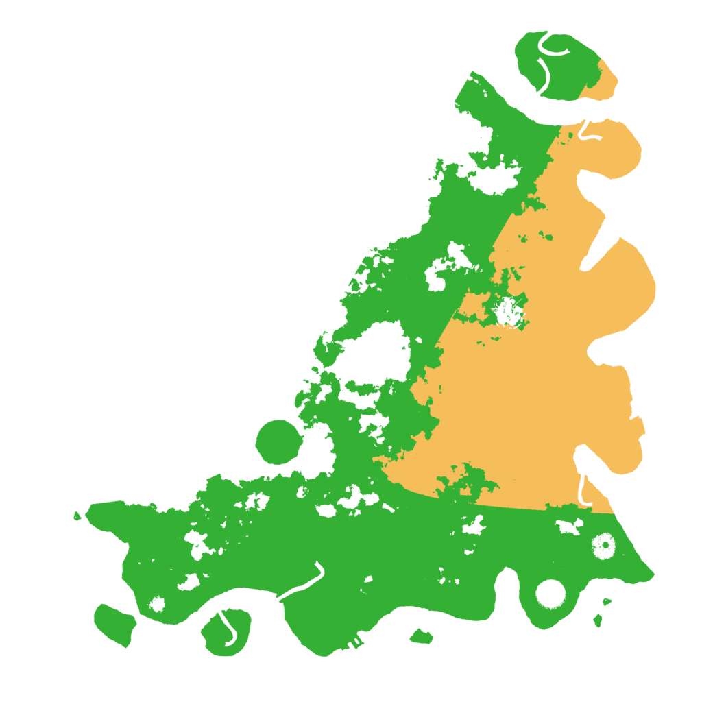 Biome Rust Map: Procedural Map, Size: 4250, Seed: 148845353