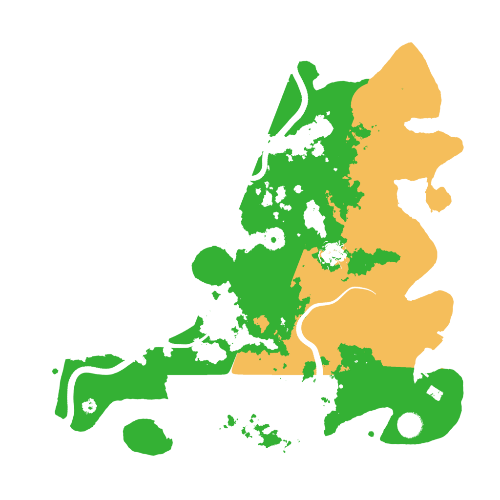 Biome Rust Map: Procedural Map, Size: 3500, Seed: 1828587535