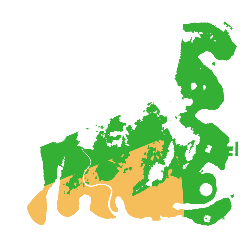Biome Rust Map: Procedural Map, Size: 3500, Seed: 65675394