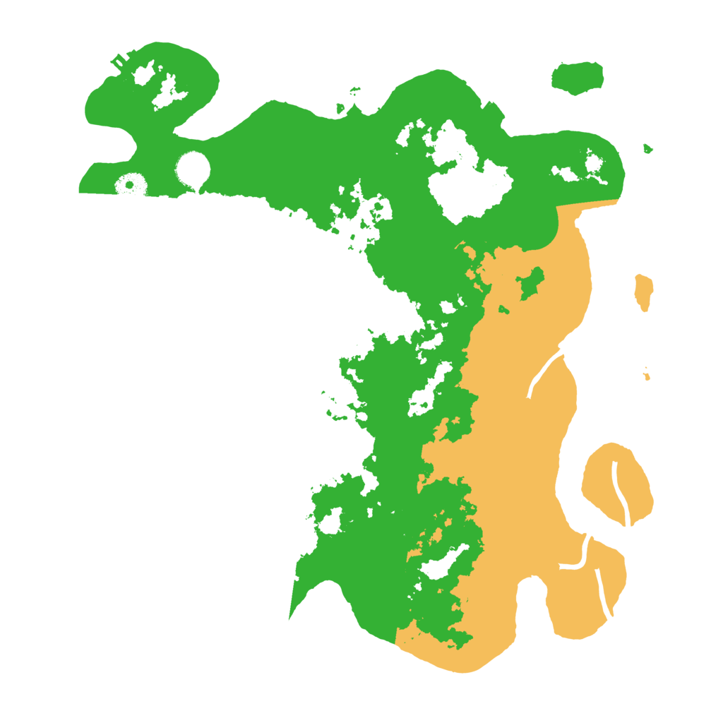 Biome Rust Map: Procedural Map, Size: 3700, Seed: 6174224