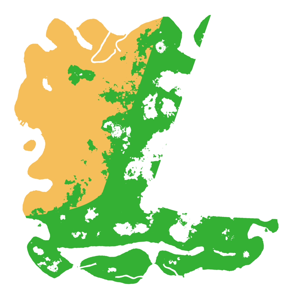 Biome Rust Map: Procedural Map, Size: 4300, Seed: 46784516