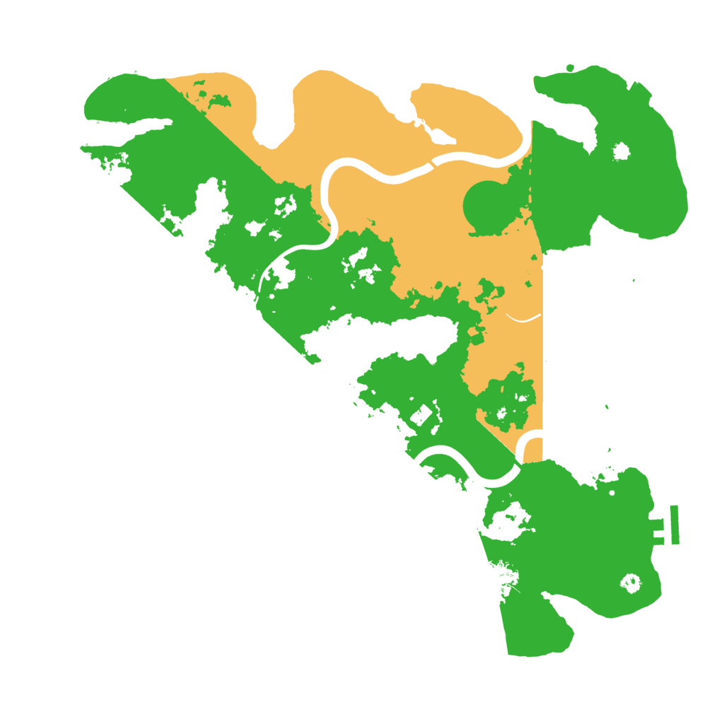 Biome Rust Map: Procedural Map, Size: 3750, Seed: 37093268