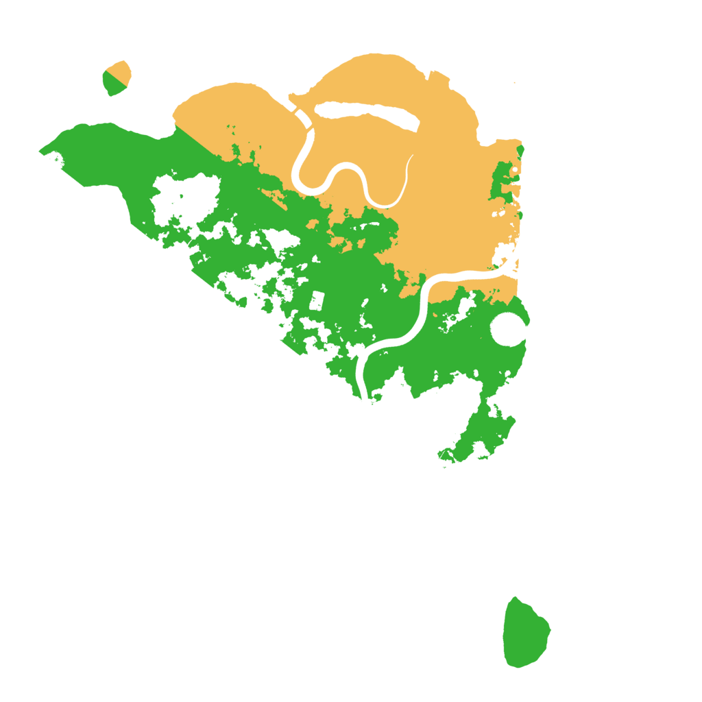 Biome Rust Map: Procedural Map, Size: 3900, Seed: 45731218