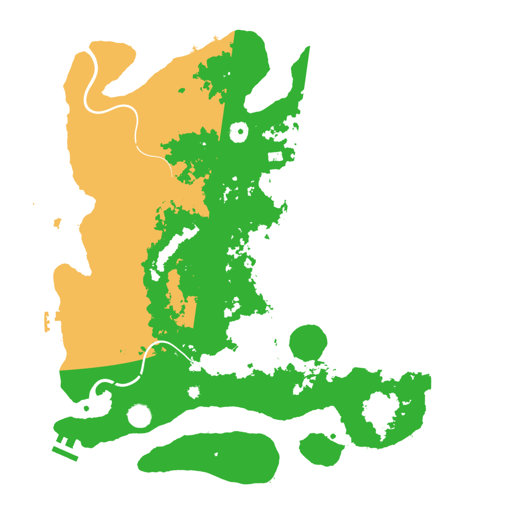 Biome Rust Map: Procedural Map, Size: 3800, Seed: 18362611