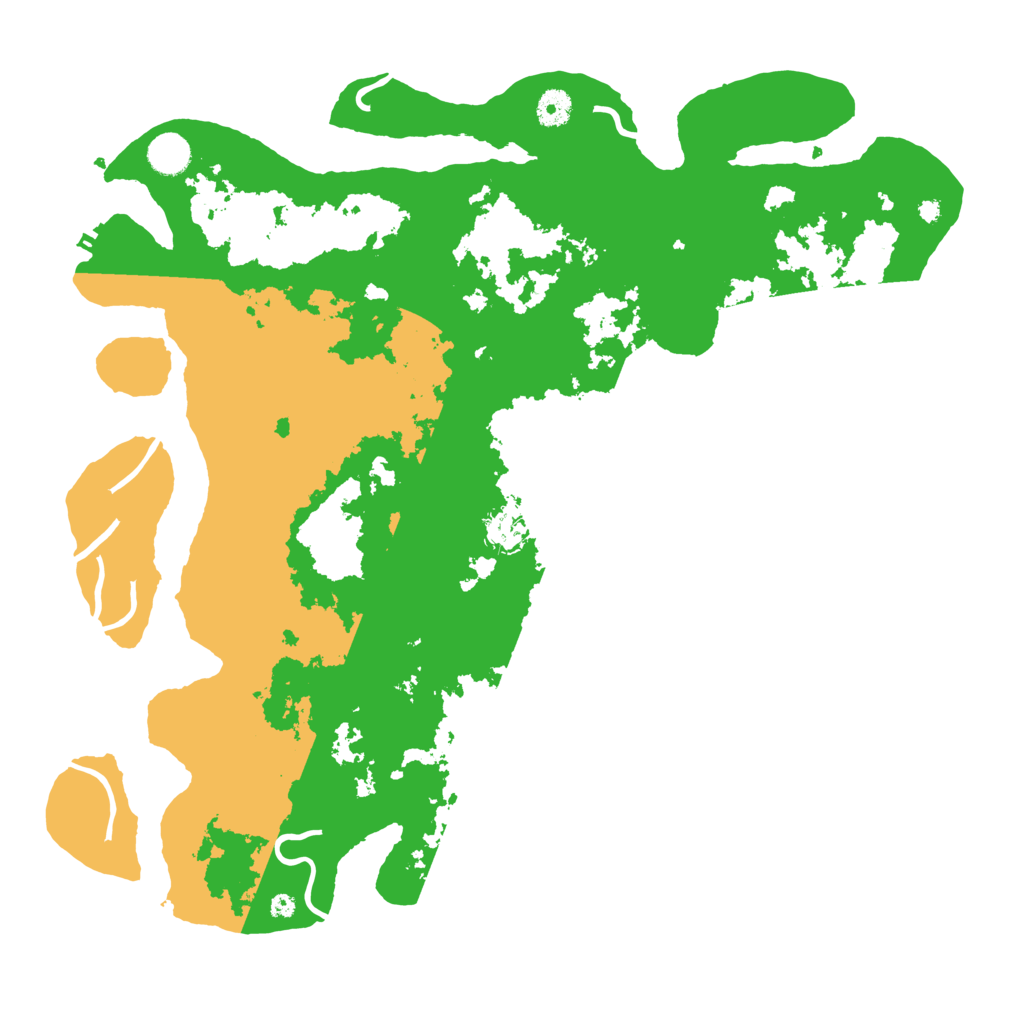 Biome Rust Map: Procedural Map, Size: 4250, Seed: 234325445