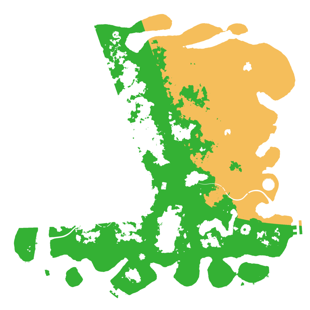 Biome Rust Map: Procedural Map, Size: 4500, Seed: 749086381