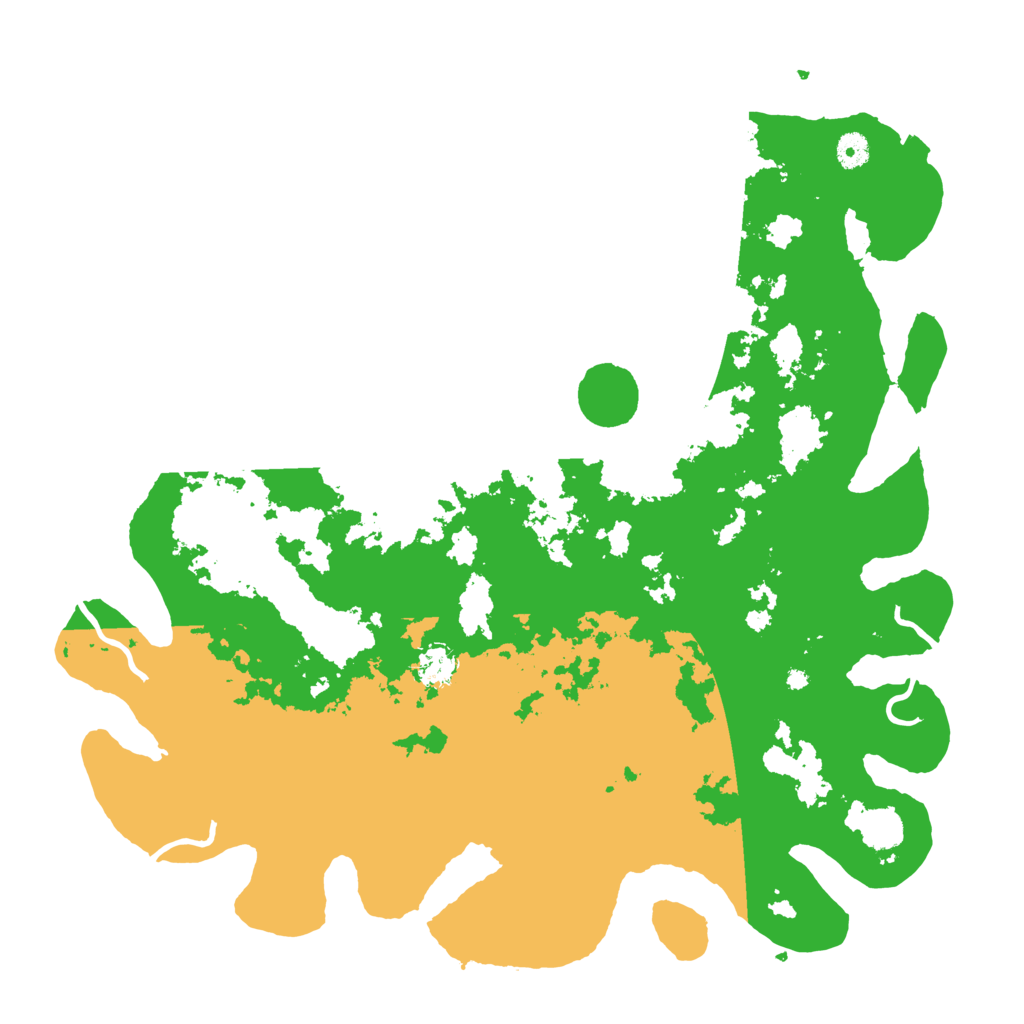 Biome Rust Map: Procedural Map, Size: 4500, Seed: 615359817