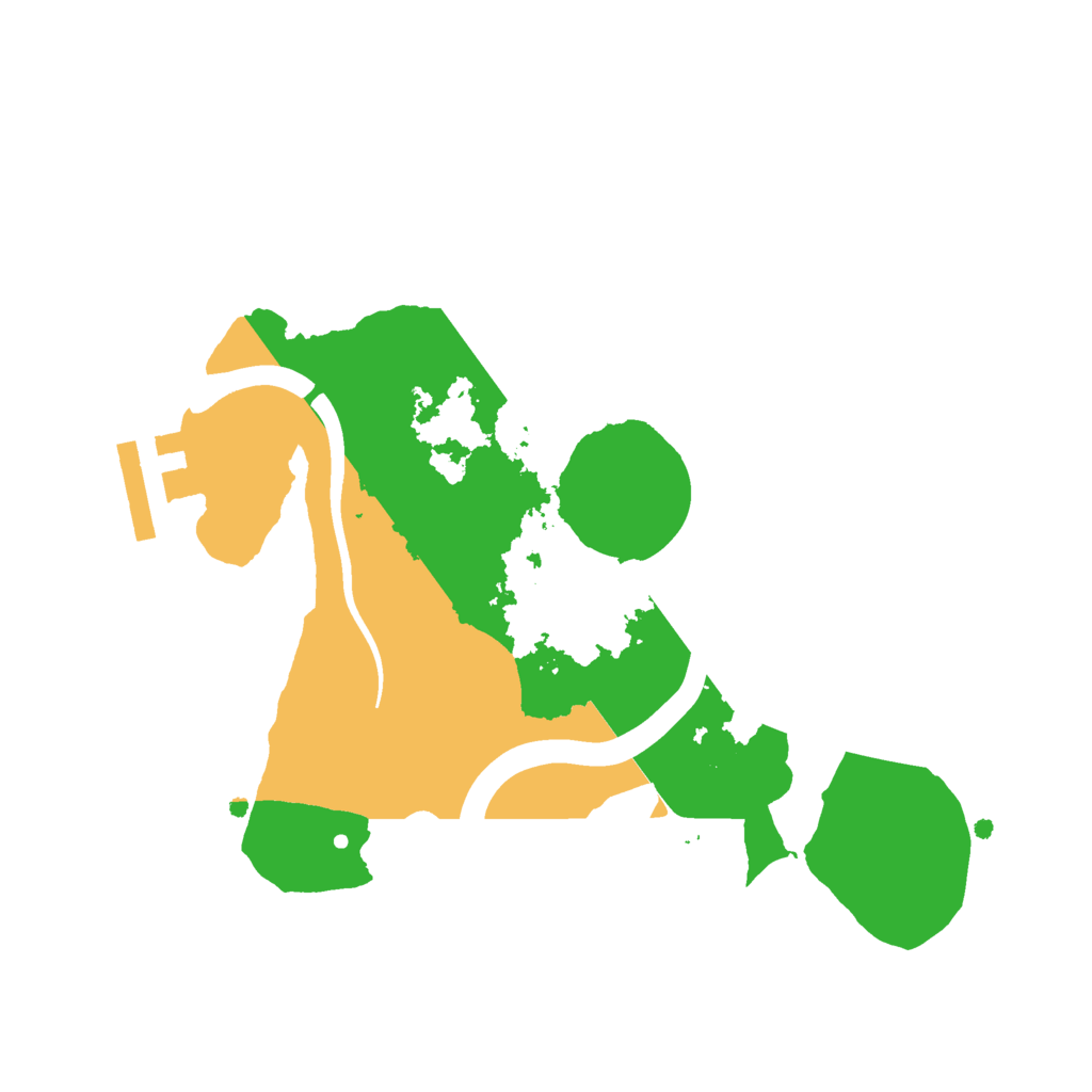 Biome Rust Map: Procedural Map, Size: 2222, Seed: 1275912612