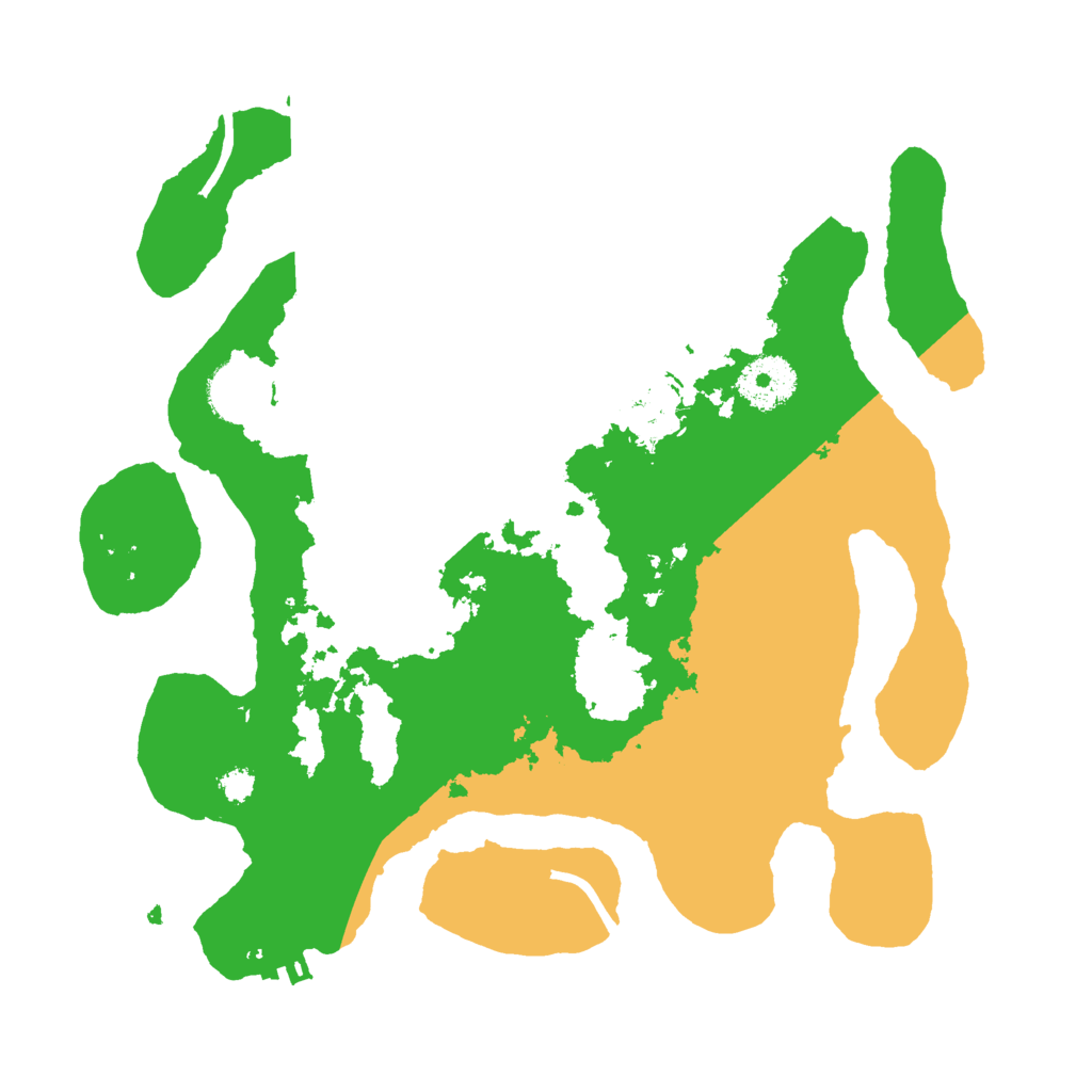 Biome Rust Map: Procedural Map, Size: 3000, Seed: 17775