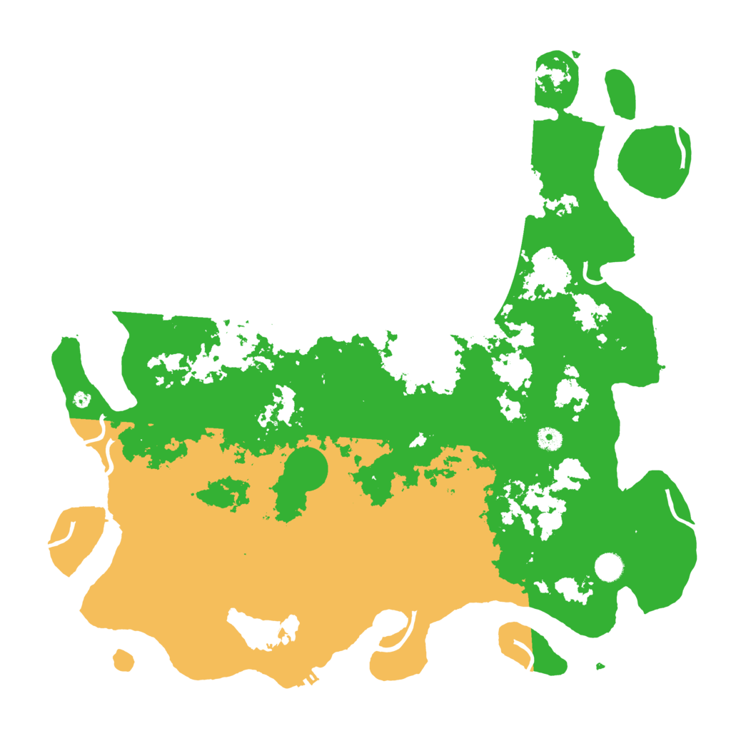Biome Rust Map: Procedural Map, Size: 4500, Seed: 1098510452