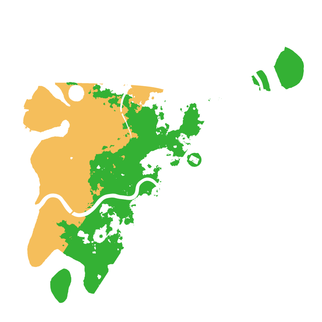 Biome Rust Map: Procedural Map, Size: 3700, Seed: 1865871553