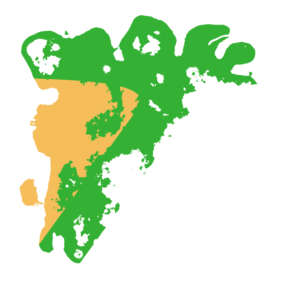 Biome Rust Map: Procedural Map, Size: 3500, Seed: 321412221