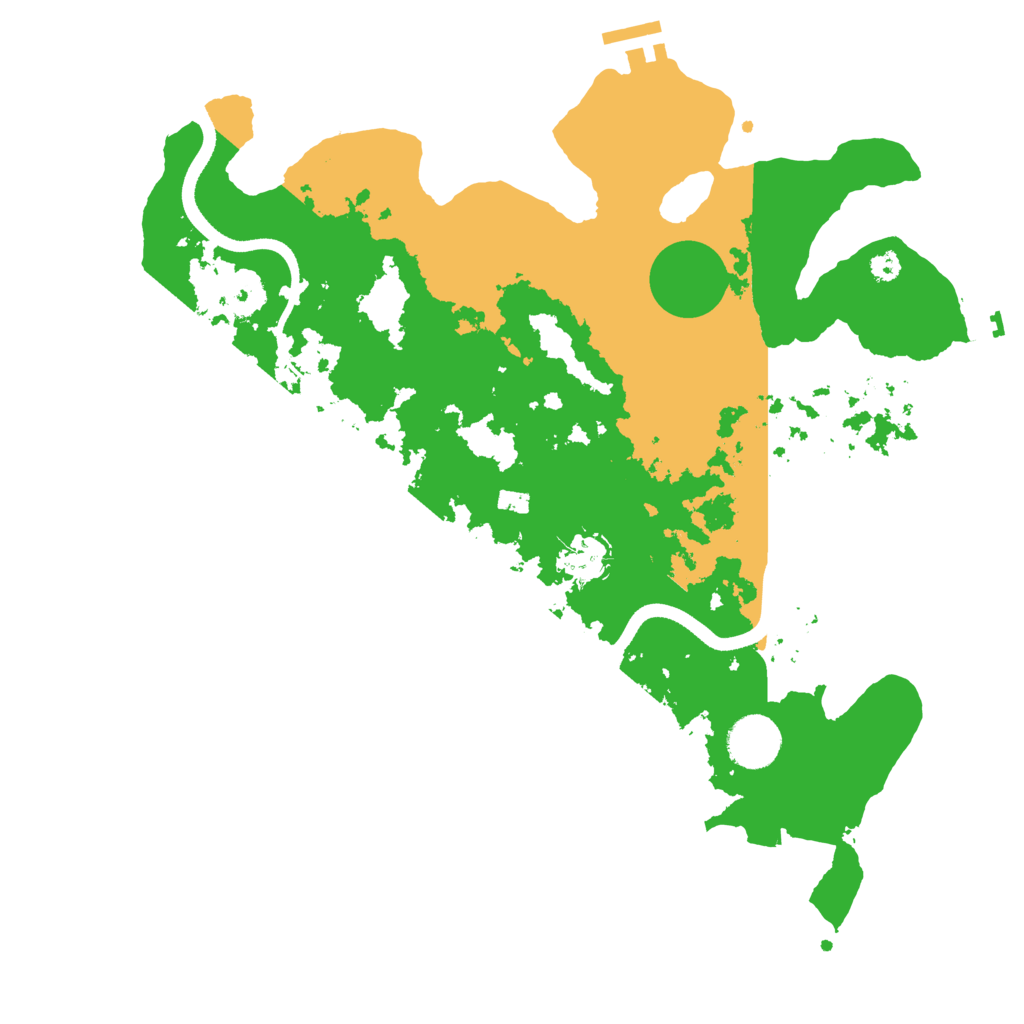 Biome Rust Map: Procedural Map, Size: 3500, Seed: 56364289