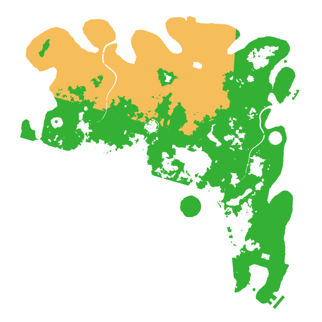 Biome Rust Map: Procedural Map, Size: 4250, Seed: 438011948