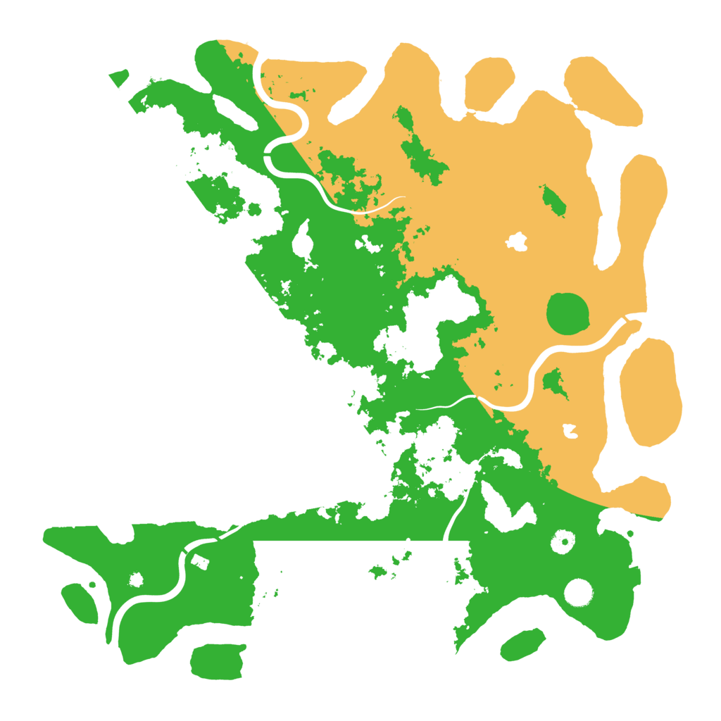 Biome Rust Map: Procedural Map, Size: 4500, Seed: 2110919463
