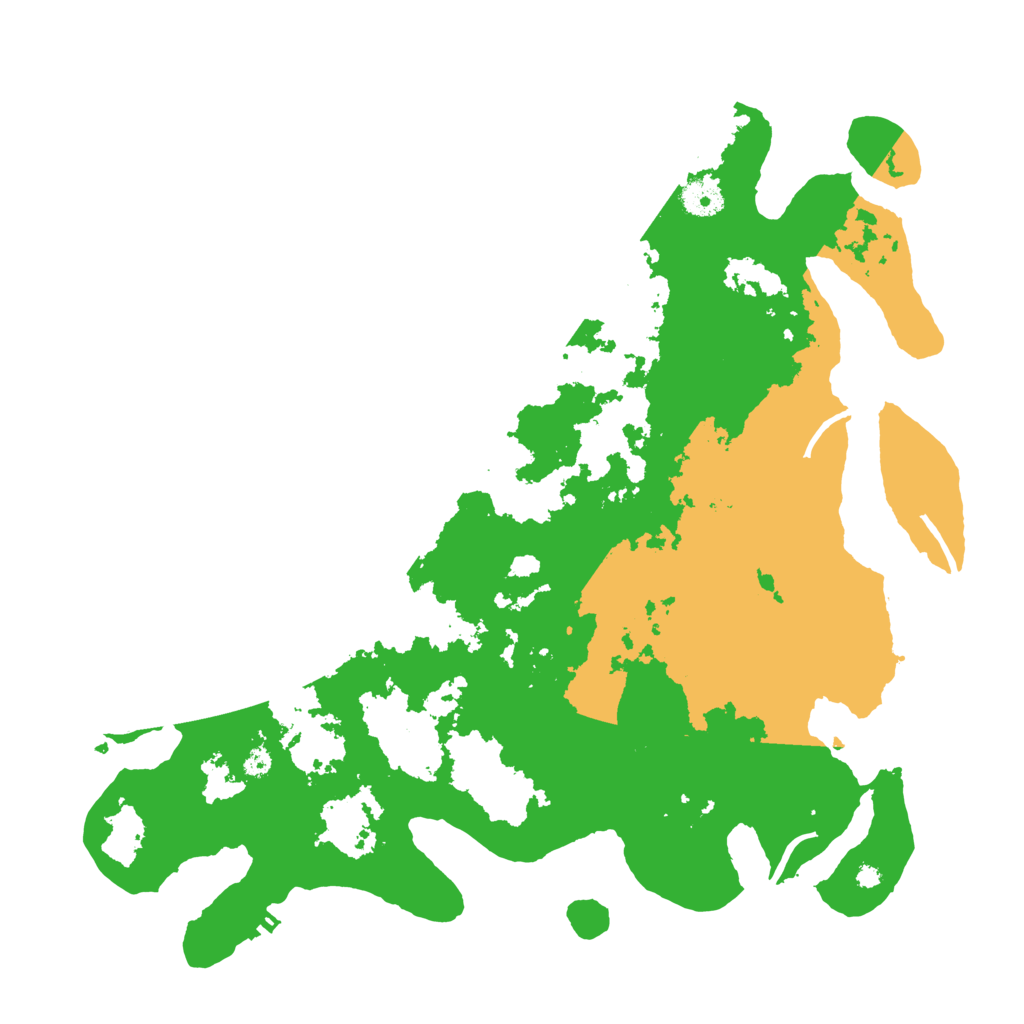 Biome Rust Map: Procedural Map, Size: 4000, Seed: 243143555
