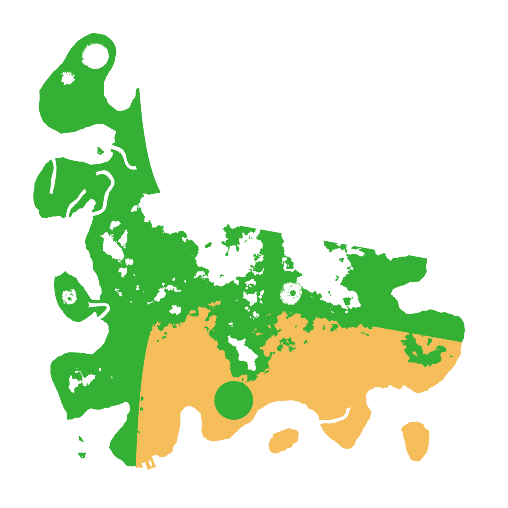 Biome Rust Map: Procedural Map, Size: 3500, Seed: 53016340