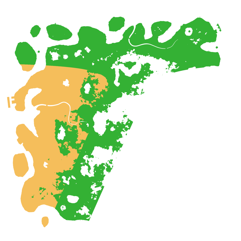 Biome Rust Map: Procedural Map, Size: 4500, Seed: 1239